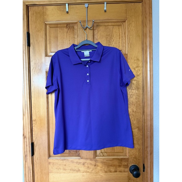 Nike Golf Dri-Fit Purple Women's Polo Shirt - XXL Extra Extra Large - Picture 1 of 7